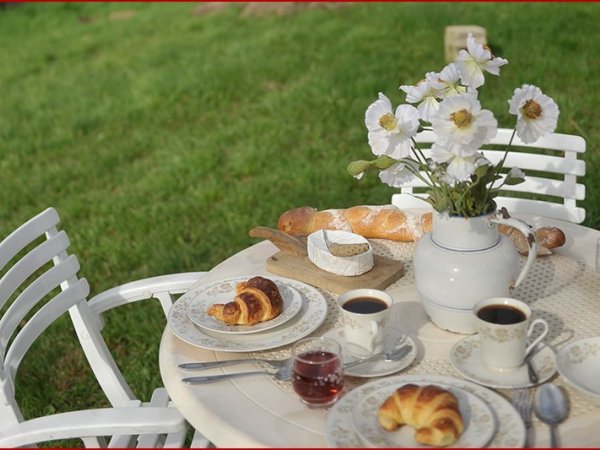 ontbijtje in de zon.